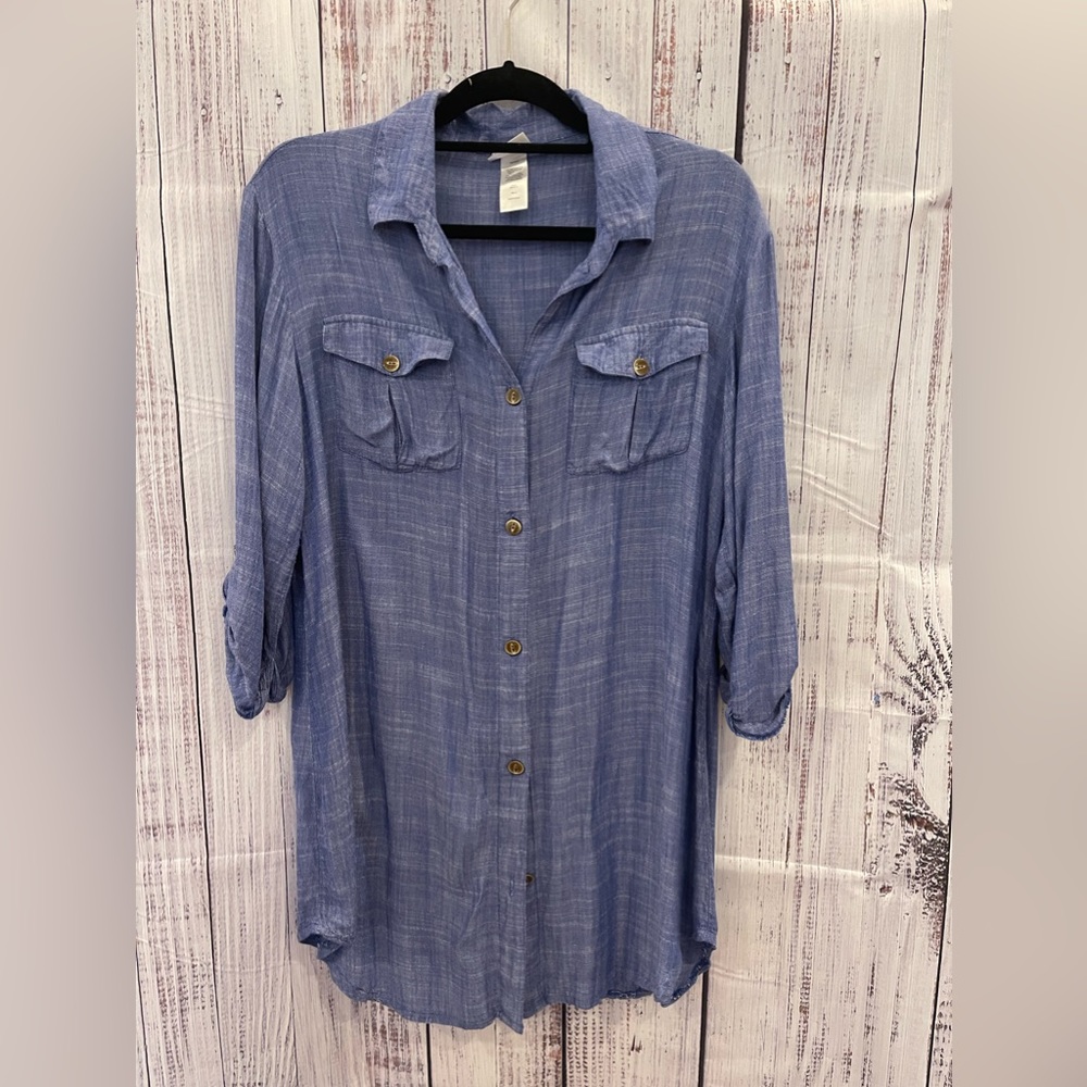 DOTTI long button down/tunic.